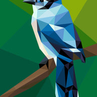Blue Jay Mini Pattern (CONFETTI)