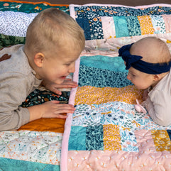 Bricks and Beams Quilt Kit - Timberline