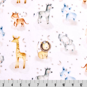 Safari Lullaby Cloud Cuddle Fabric per yard