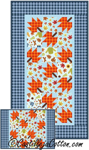 Autumn in the Air Table Runner and Placemat Pattern