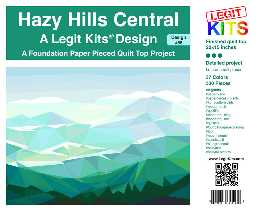 Hazy Hills Central Quilt Kit (CONFETTI)