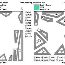 Hazy Hills Central Pattern (CONFETTI)