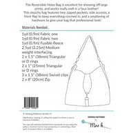 Reversible Hobo Bag Sewing Pattern