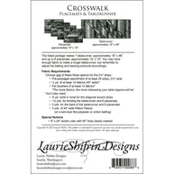 Crosswalk Placemats & Tablerunner