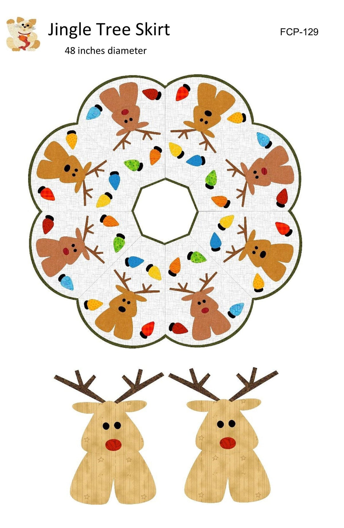 Jingle Tree Skirt Quilt Pattern