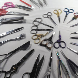 Master collection of sewing scissors and tools (30) from USA
