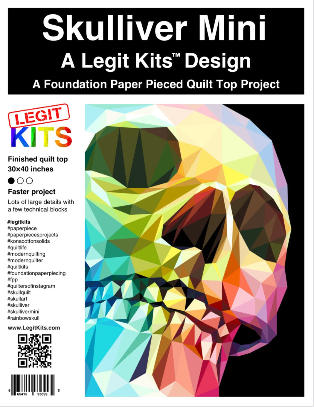 Skulliver Mini Quilt Kit