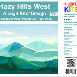 Hazy Hills West Quilt Kit (CONFETTI)