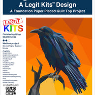 Edgar the Raven Quilt Kit
