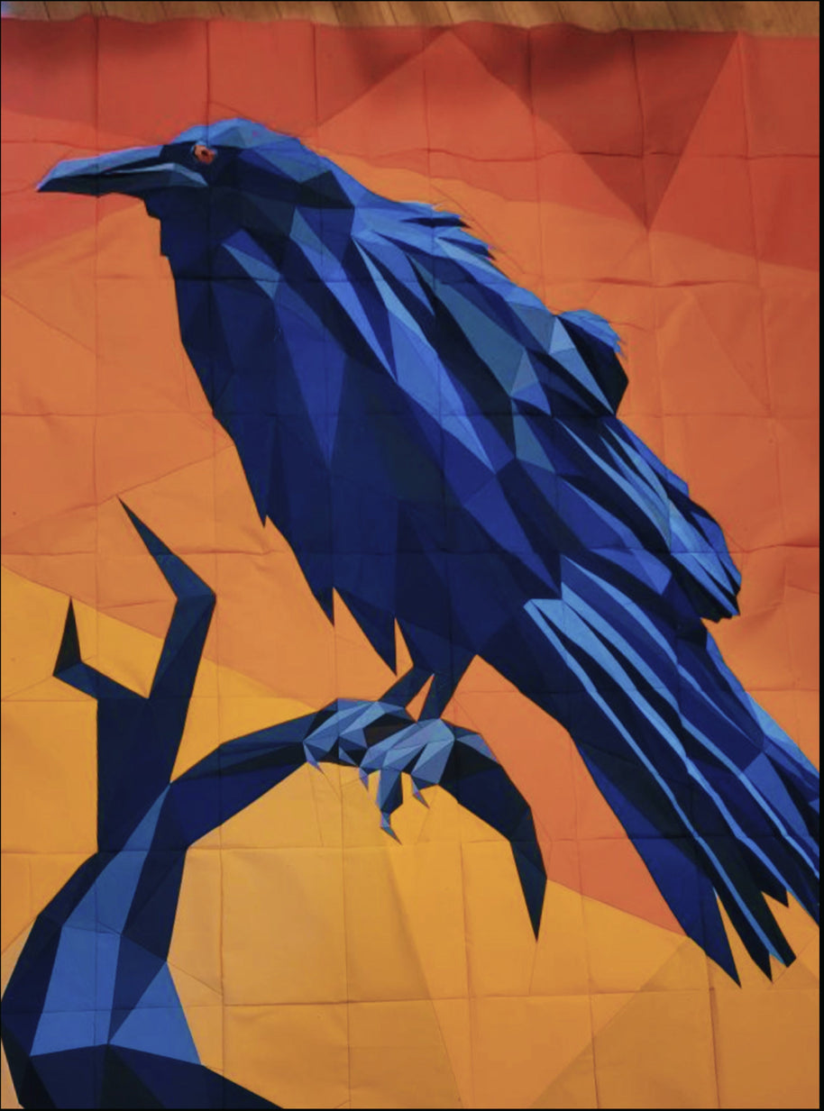 Edgar the Raven Quilt Kit
