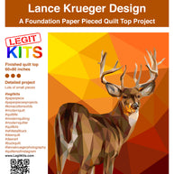 White Tail Buck Quilt Kit