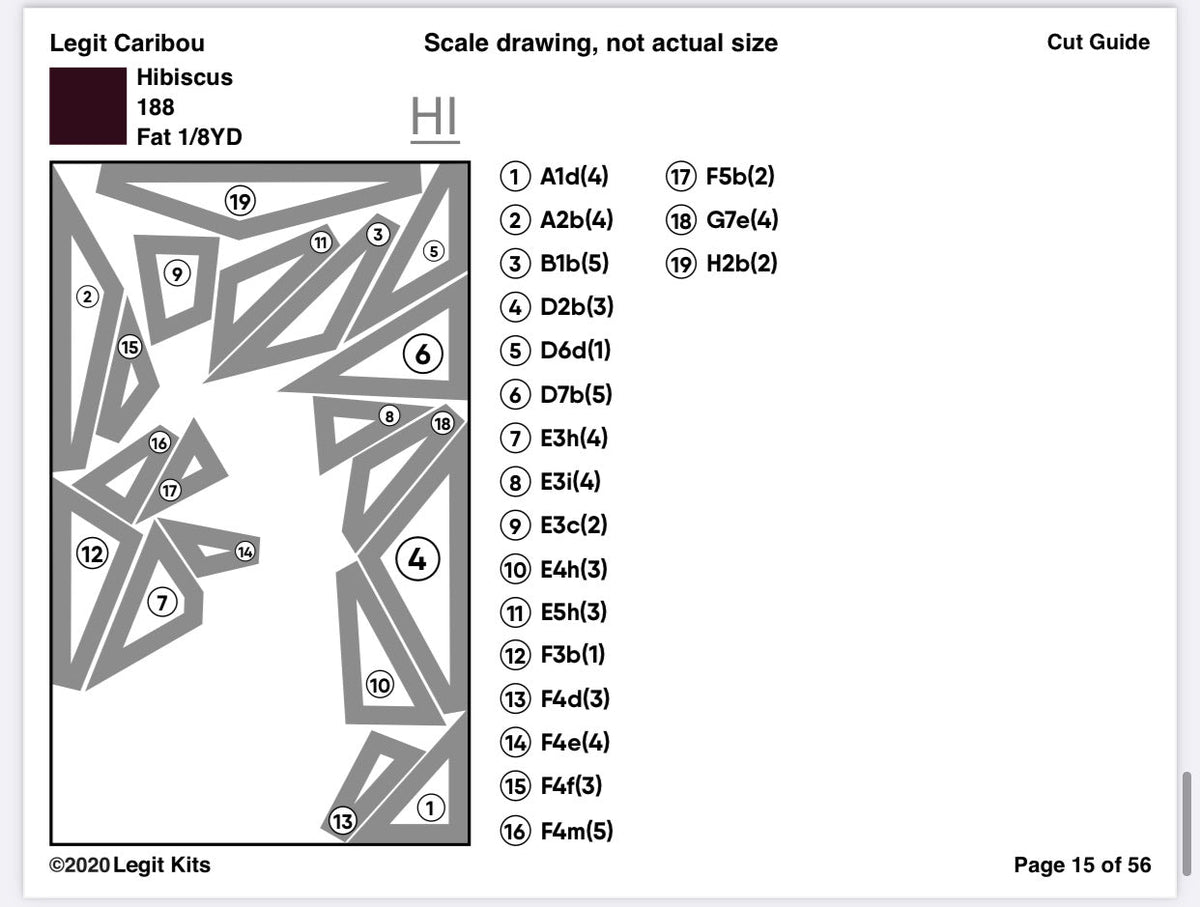 Caribou Quilt Kit