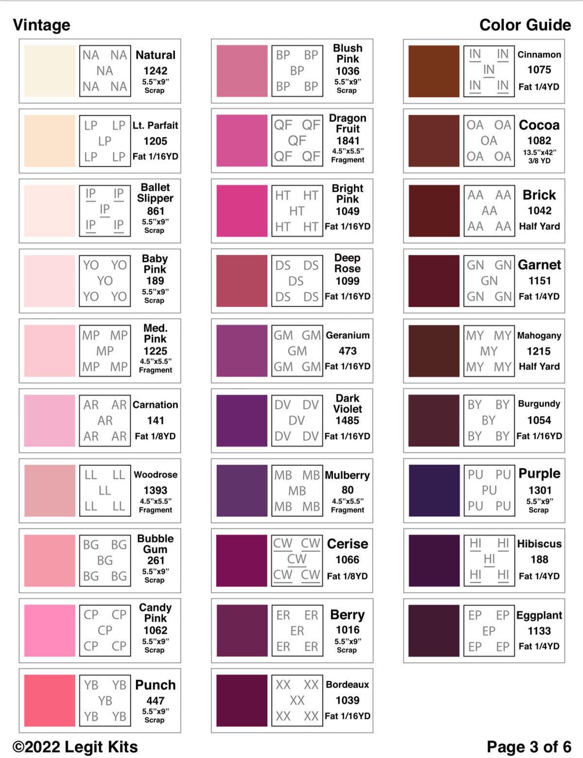 Vintage Quilt Kit