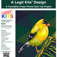 Chip the Goldfinch Pattern