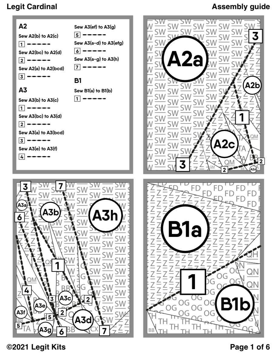 Cardinal Quilt Kit