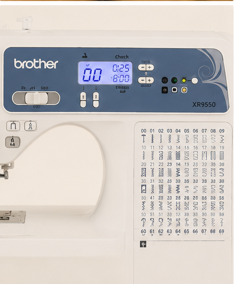 Brother XR9550 Computerized Sewing & Quilting Machine | 165 Built-In Stitches, Wide Table & LCD Display