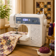 Brother XR9550 Computerized Sewing & Quilting Machine | 165 Built-In Stitches, Wide Table & LCD Display