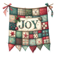 Christmas Patchwork Fabric Panel 25