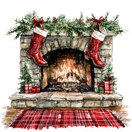 Cowboy Christmas Fabric Panel 6
