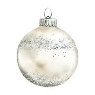 Watercolor Christmas Ornaments Fabric Panel 13