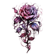 Gothic Floral Fabric Panel 27