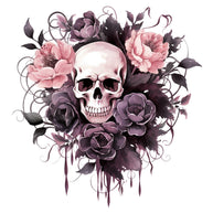 Gothic Floral Fabric Panel 2