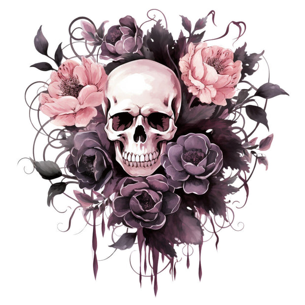 Gothic Floral Fabric Panel 2