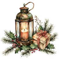 Rustic Christmas Fabric Panel 36