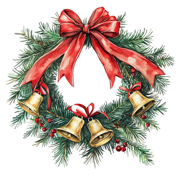 Rustic Christmas Fabric Panel 40