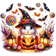 Halloween Wonder Animals Fabric Panel 111