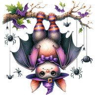 Halloween Wonder Animals Fabric Panel 18