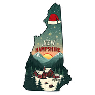 Christmas US States Fabric Panel 22