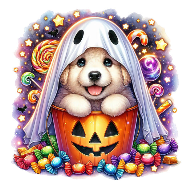 Halloween Wonder Animals Fabric Panel 83