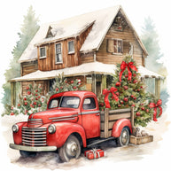 A Country Christmas Fabric Panel 30