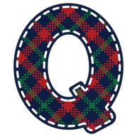 Christmas Alphabet Fabric Panel 29