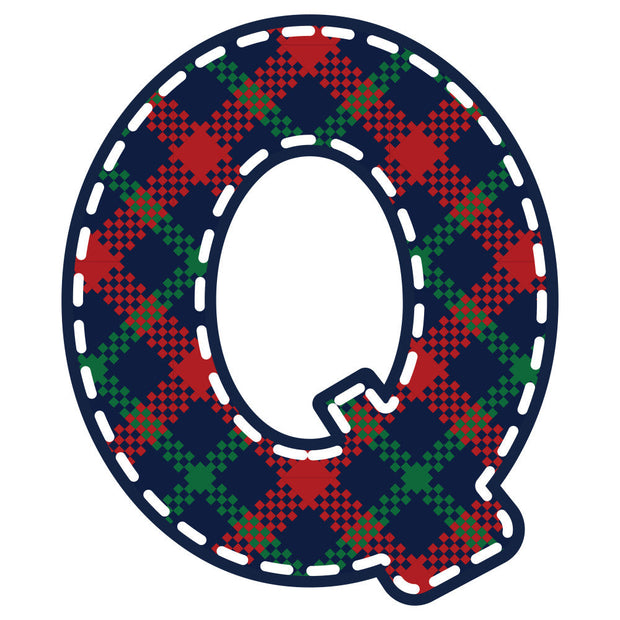 Christmas Alphabet Fabric Panel 29