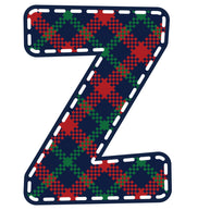 Christmas Alphabet Fabric Panel 2
