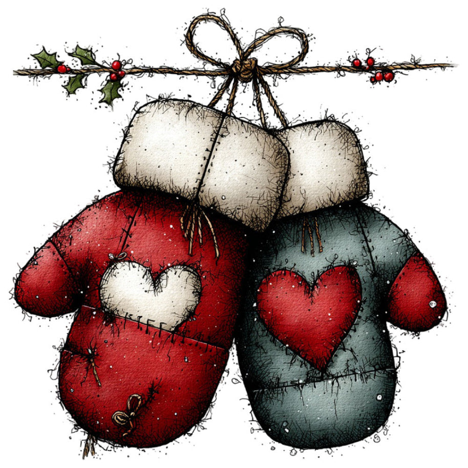 1st Whimsical Christmas Fabric Panel 98