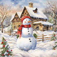 A Country Christmas Fabric Panel 27