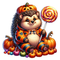Halloween Wonder Animals Fabric Panel 132