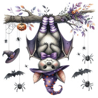 Halloween Wonder Animals Fabric Panel 153