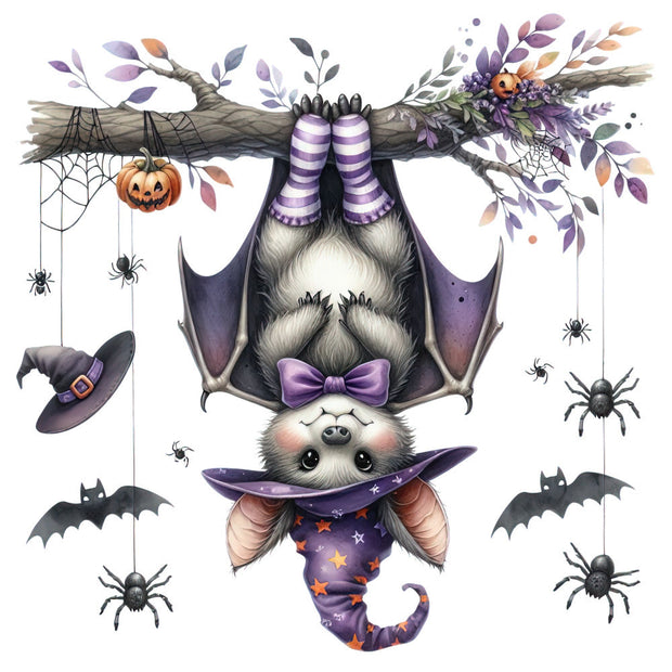 Halloween Wonder Animals Fabric Panel 153
