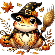 Halloween Wonder Animals Fabric Panel 89