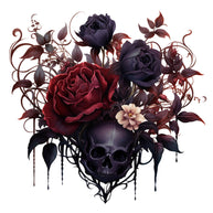 Gothic Floral Fabric Panel 4