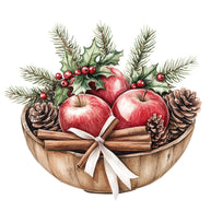 Rustic Christmas Fabric Panel 6