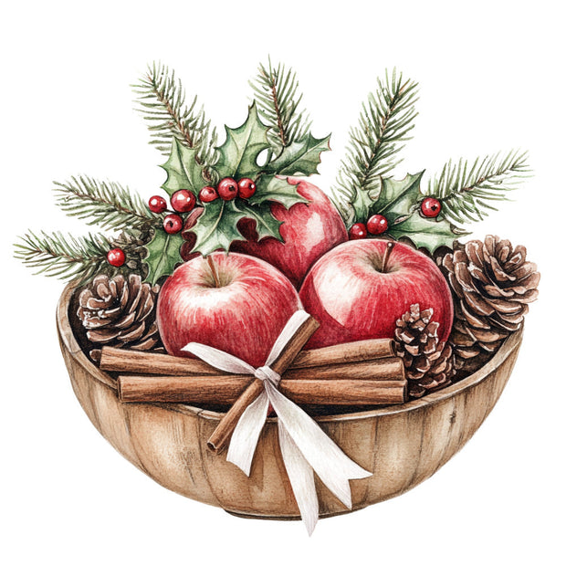 Rustic Christmas Fabric Panel 6