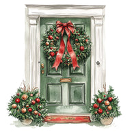 Rustic Christmas Fabric Panel 35