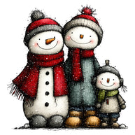 1st Whimsical Christmas Fabric Panel 155