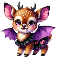 Halloween Wonder Animals Fabric Panel 27