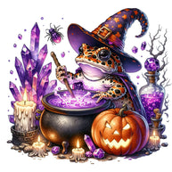 Halloween Wonder Animals Fabric Panel 65